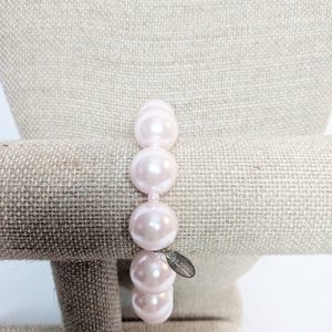 Seasons 2 Pc. Necklace & Bracelet Set Pink Pearls